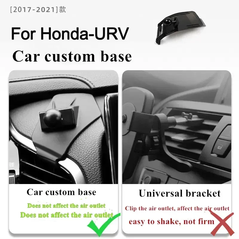 

2017-2021 для Honda URV, держатель для мобильного телефона, беспроводное зарядное устройство, автомобильное крепление, навигационный кронштейн, поддержка GPS, вращение на 360°
