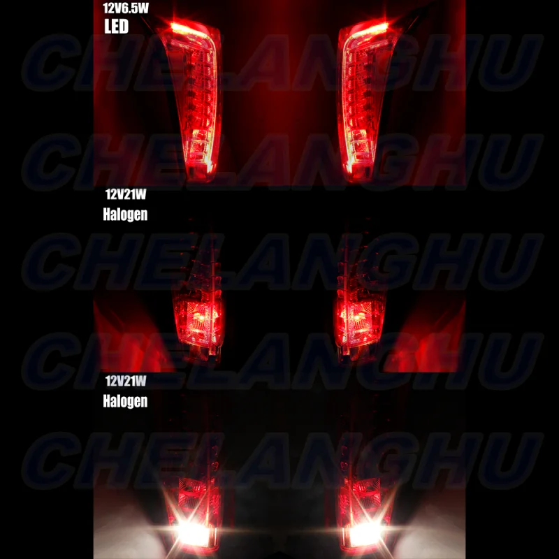 For Cadillac SRX 2010 2011 2012 2013 2014 2015 2016 Pair Left+Right Side LED Tail Light Rear Lamp Car accessories