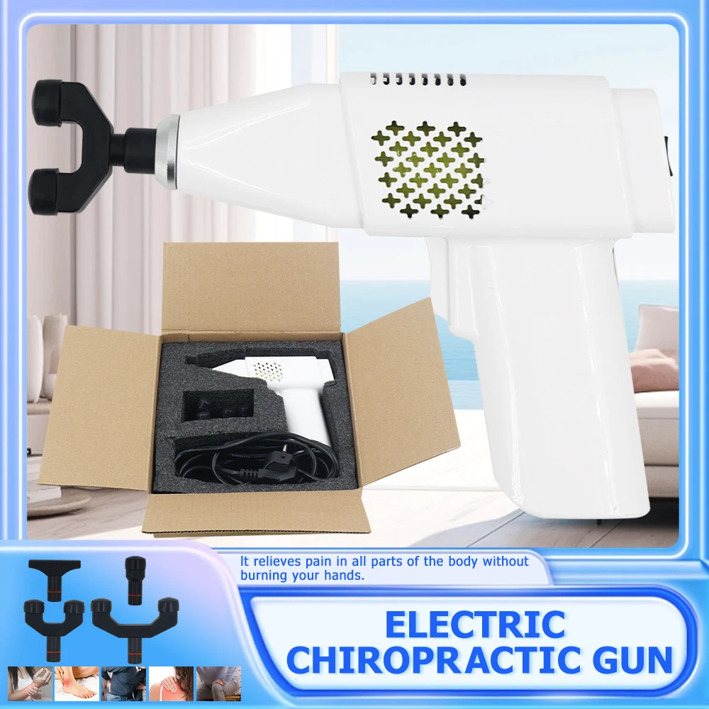 

Electric Chiropractic Adjusting Gun Portable Therapy Spine Correction Tools Spinal Intensity Adjustable 450N Body Spine Massager