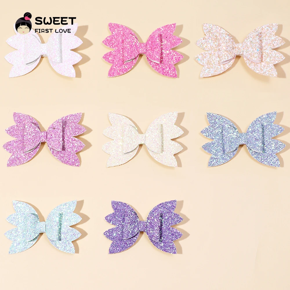 100Pc Headband Nylon Infants Toddlers Elastic Hair Band for Newborn Girl Princess Bowknot Cute Baby Hair Accessories Wholesale