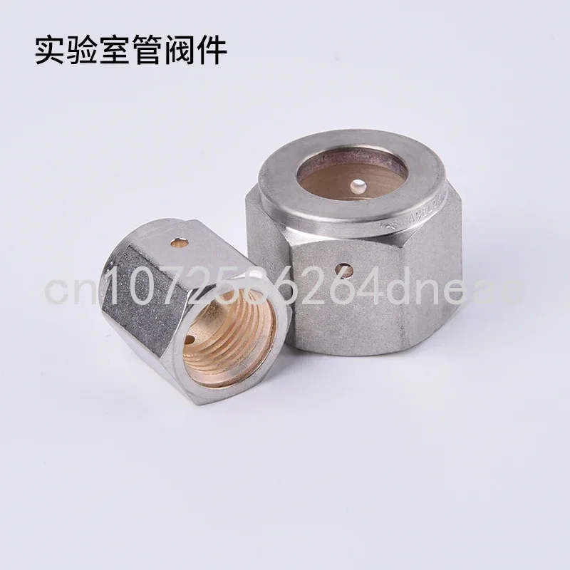 VCR, 316 Stainless Steel Pipe Cap Nut SS-4-VCR-1