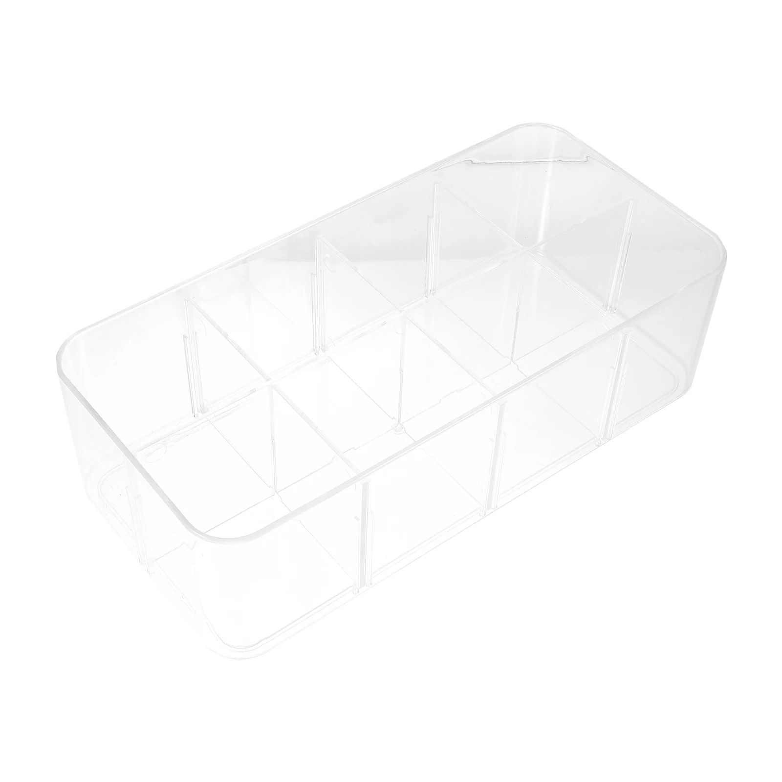 

8 Compartments Underwear Storage Box Bra Sock ganizer Drawer Clothes Clear Plastic Home Closet Bedroom Panties Tie Scarf