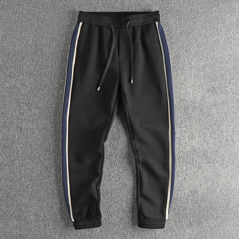 

Fashion Side Stripe Stitching Design Sense Casual Sweatpants Men's All-Match Fashion Slim Fit Sports Jogger Pants