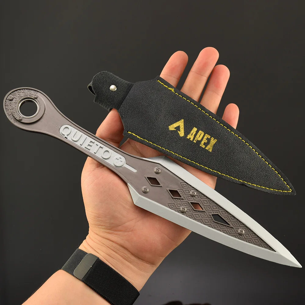 29 ซม.Apex Legends Heirloom Kunai แบริ่งหมุนได้รุ่น Holster โลหะของเล่นดาบรูปเกมอุปกรณ์ต่อพ่วงของขวัญ