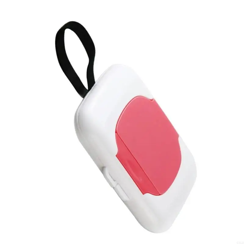 Q0KB Hanging Baby Wipe Case Passettiere I distributori distributori per viaggi Riemibile Porta pulizia