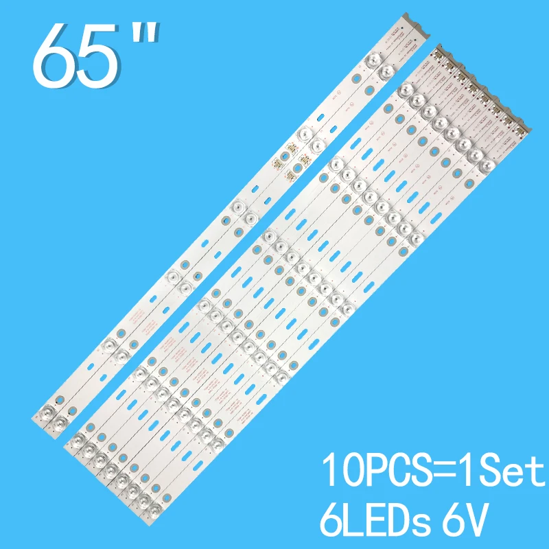 LED Backlight Strip For 65HR330M06A5 65HR330M06B5 4C-LB6506-HR01J  65P3C A  65P3C B  HR-27B28-00059 LD2RB2U3-C-K 65A880C 65A950C