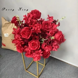 Red Hydrangea Flower Ball Artificial Arrangement for Wedding Centerpieces Table Decor Banquet Events And Party Props