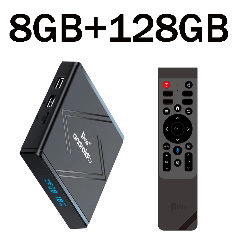 スマートTVボックス Android 4K 8K HD 4G 5G デュアルWIFI 3D BT5.0