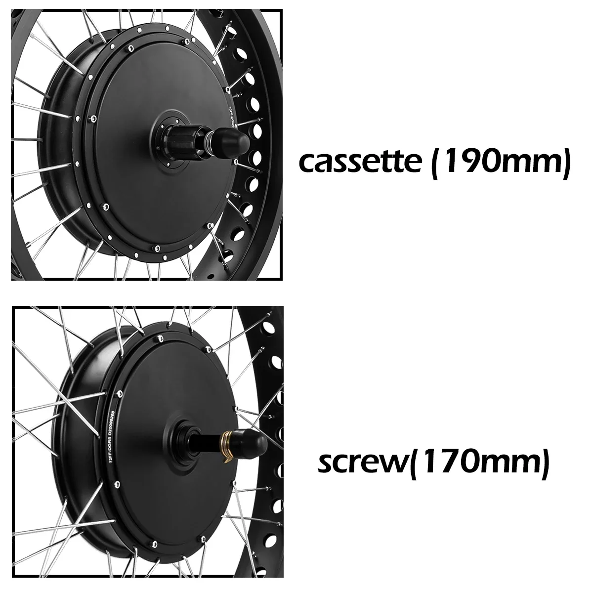 72V 3000W Snow Bike Conversion Kit 20 26 Inch E-Bike Front Rear Wheel TFT UKC1 Display NFC Function 48V 2000W 4.0 Tire - view 6