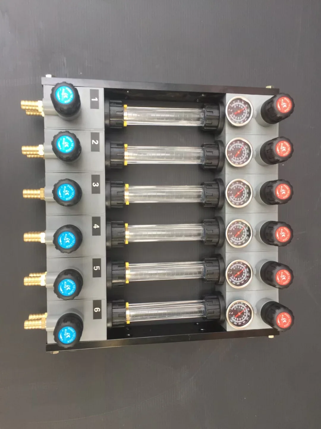 In-jection Molding Machine Precision Water Drainage Divider with Thermometer Water Circuit Controller Cooling Water Flow Meter