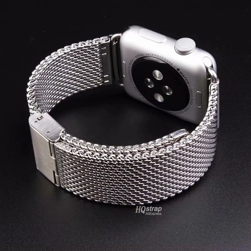 1.0mm Milanese Band for Apple Watch 49mm 45mm 44mm 41mm 40mm 38mm 42mm Metal Bracelet for Iwatch 8 7 6 5 4 SE 0.4mm 0.6mmm Strap