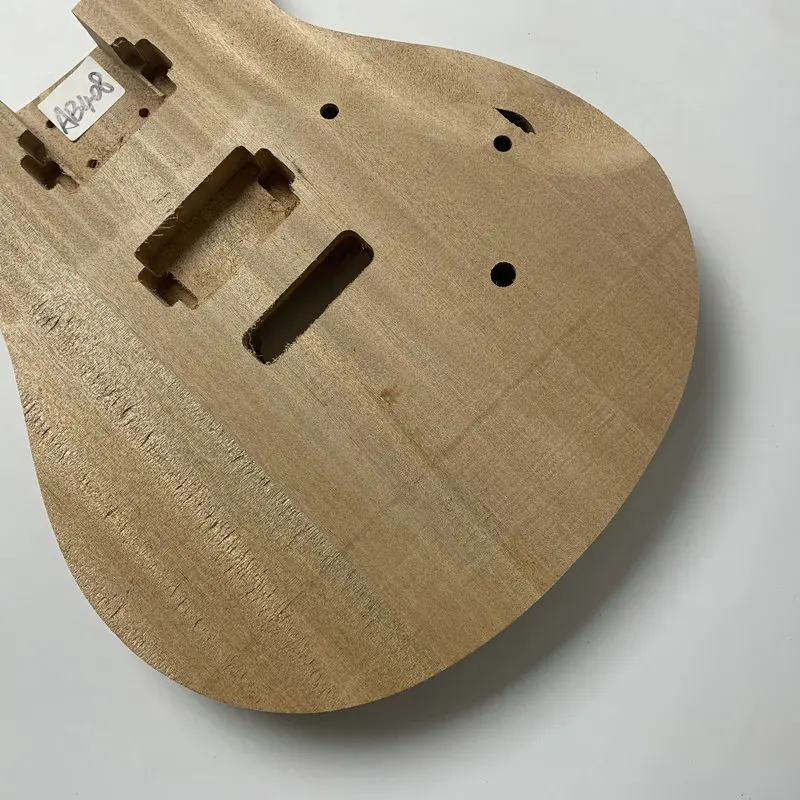 AB408 Genuine HB ECG24 Electric Guitar Unfinished Electric Body in Solid Wood For DIY Replace Custom Orders