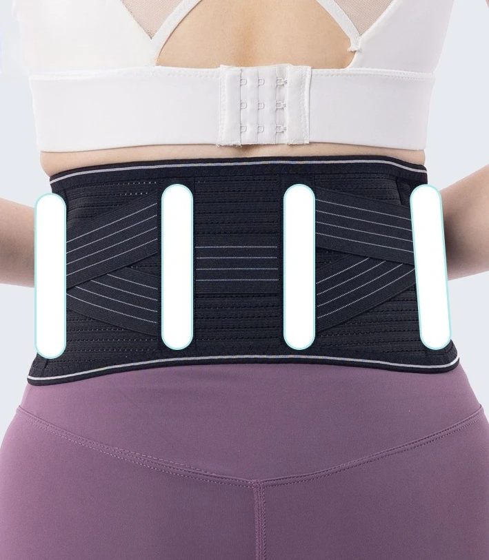 

Дышащий летний пояс для поддержки поясницы - узкий дизайн для спорта и облегчения боли в пояснице