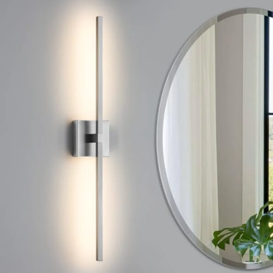 

Bathroom Vanity Light Fixtures - Dimmable Bathroom Lights Over Mirror 18W LED Vanity Light Bar 3500K Modern Wall Sconce Lightin