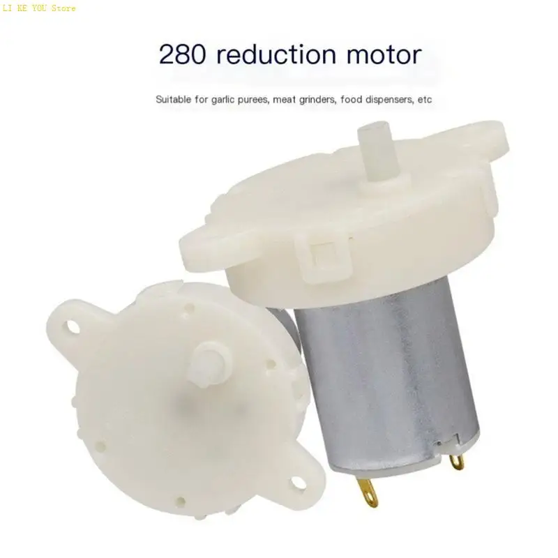 W3JE JS50 GEAR MOTOR DC12-24V التباطؤ محرك التروس لمختلف بيئة