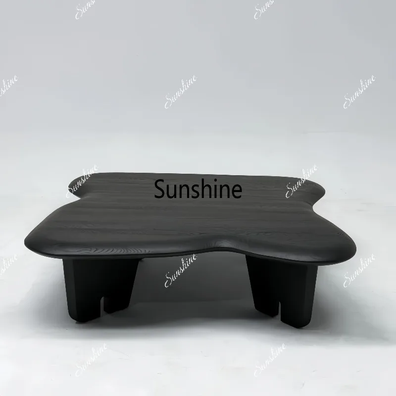 Irregular special-shaped coffee table solid wood modern simple living room furniture art table