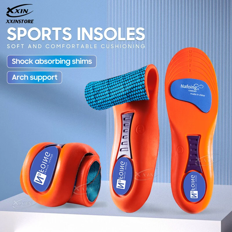 

【Xxin】 Arch Support Insole Cushion Pads EVA Orthopedic Insoles Flat Feet Sport Shoe Pad Size35-46