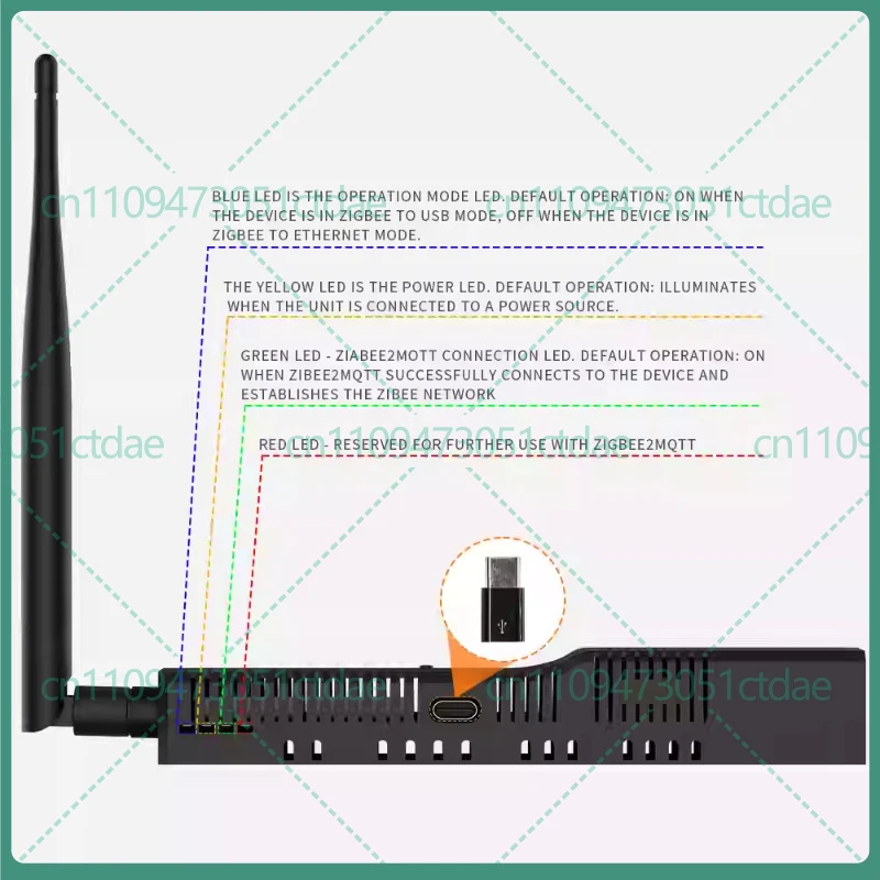 

Координатор USB WiFi-шлюза Zigbee 3.0 SLZB-06 для Home Assistant