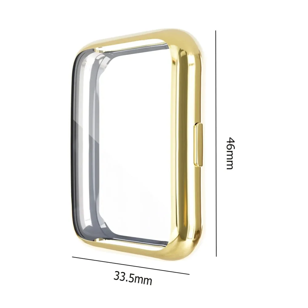 TPU Screen Protector Smartwatch Full Coverage Full Protective Case Shockproof Clear Translucency for Watch Fit 2