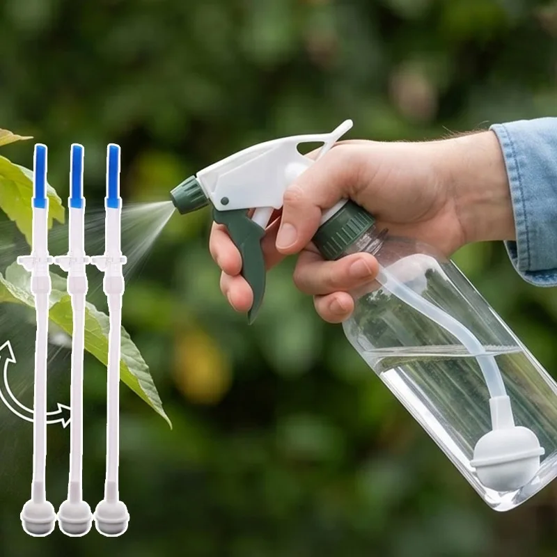 Universal Spray Bottles Adapter Leak-Proof Reusable Weighted Extension Tube Gardening Plant Watering Spray Bottle Accessories