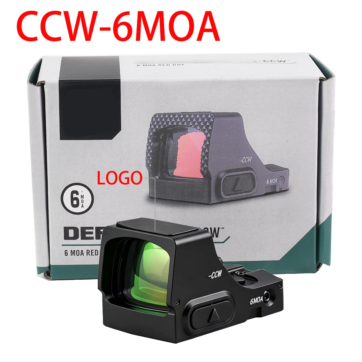VT DEFENDER‑CCW 6MOA Red Dot Sight Motion Wake‑up RMSC Footprint with 20mm Mount for Compact Pist*l Handg*n Optic Sight