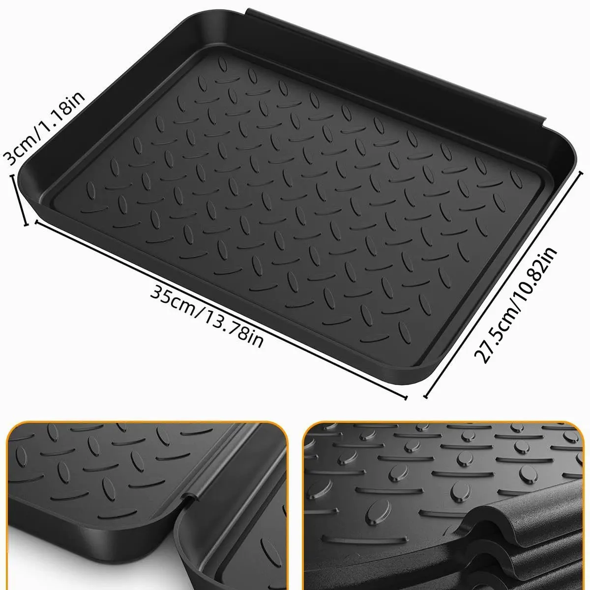 3PCS Multi-Purpose Garden Outdoor Boot Mat Tray Boot Mat And Tray for Floor Protectio Garden Pots & Planters Plant Stand Indoor