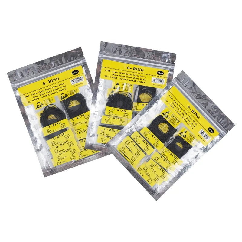 Watch Accessories O-Ring Waterproof Rubber Watch Back Cover Waterproof Ring Bottom Cover Sealing Ring Black Rubber Ring 12-40mm