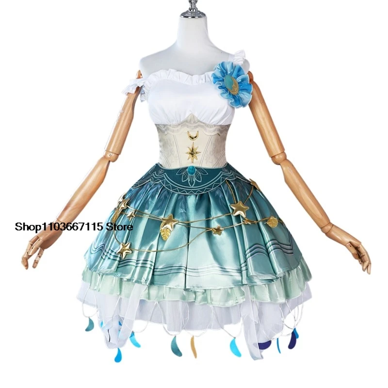 Identity V Female Dancer Margaretha Zelle Anime Cosplay Costume Wandering Moonlight Dress Halloween Party Role Play Woman Suits