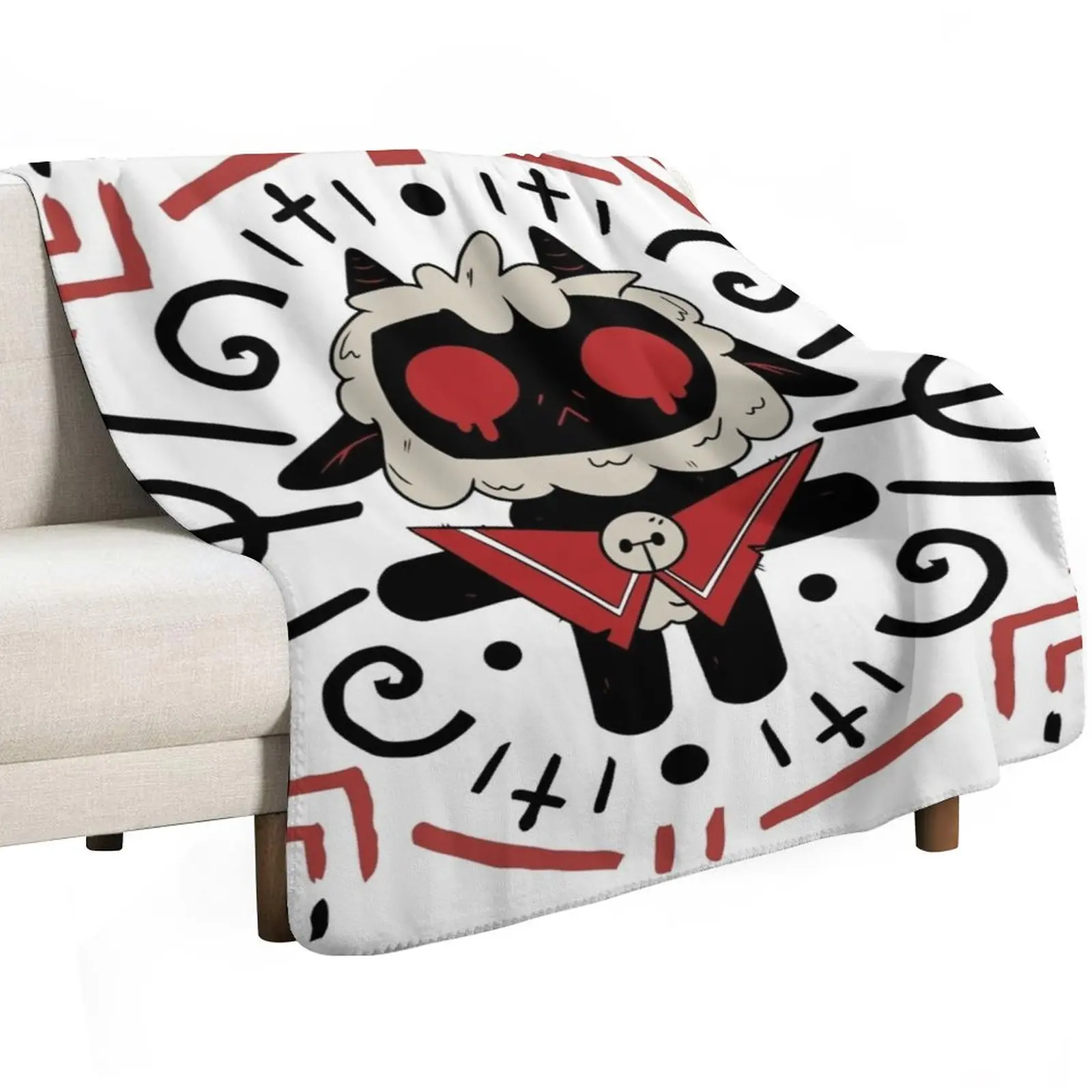 Cult Of The Lamb Magic Circle Throw Blanket Thermals For Travel Single Custom Travel Kid'S Blankets