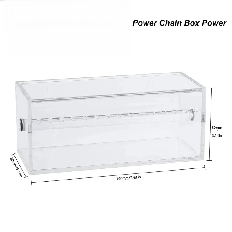 1pc Dental  Dispenser Power Chain Placer Box Orthodontic Ligature Tie Organizer Ortho Elastic Chain Storage Holder view 3