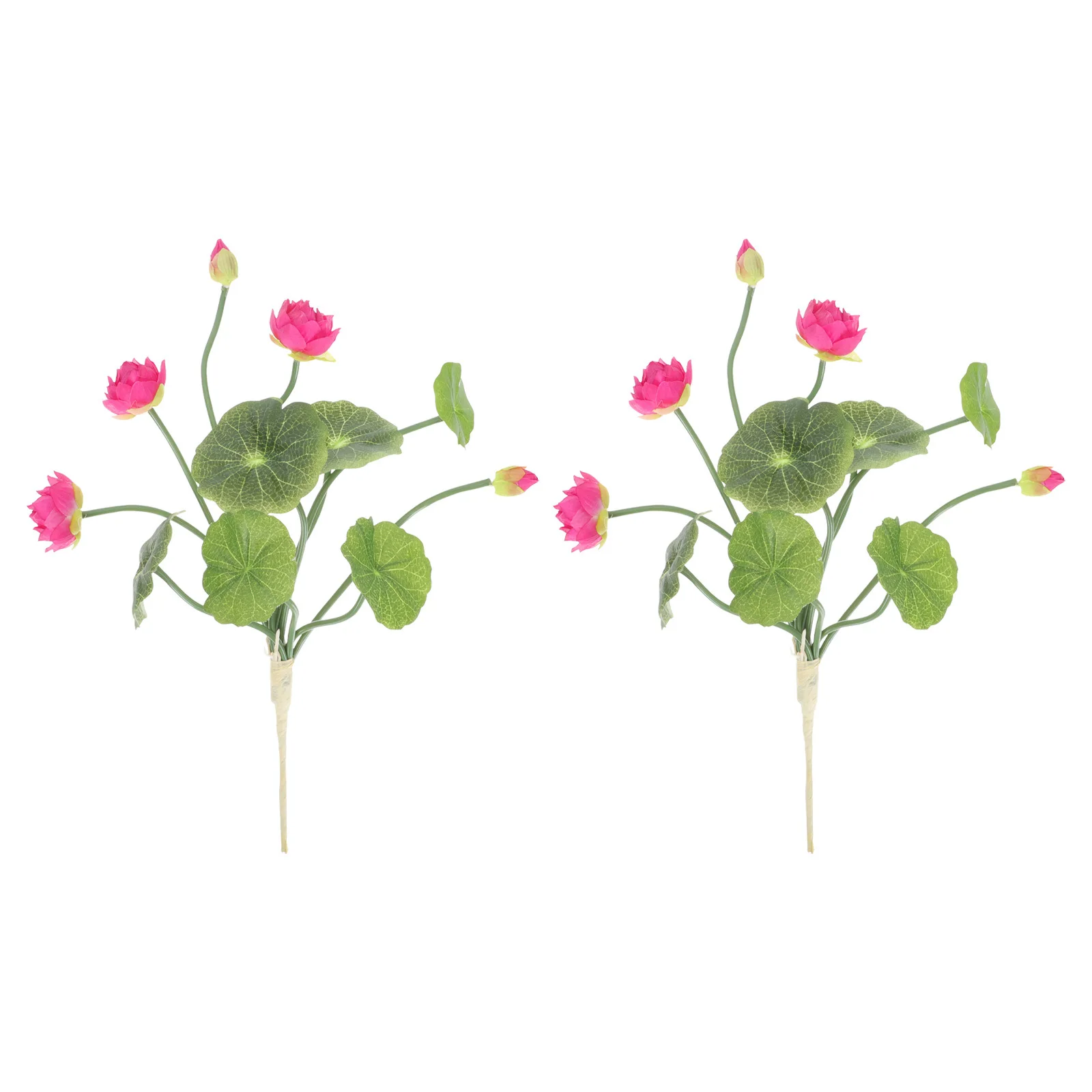 

2Pcs Fake Lotus Decoration Artificial Flower Prop for Home Scene Simulation Lotus Ornament Flower Decoration
