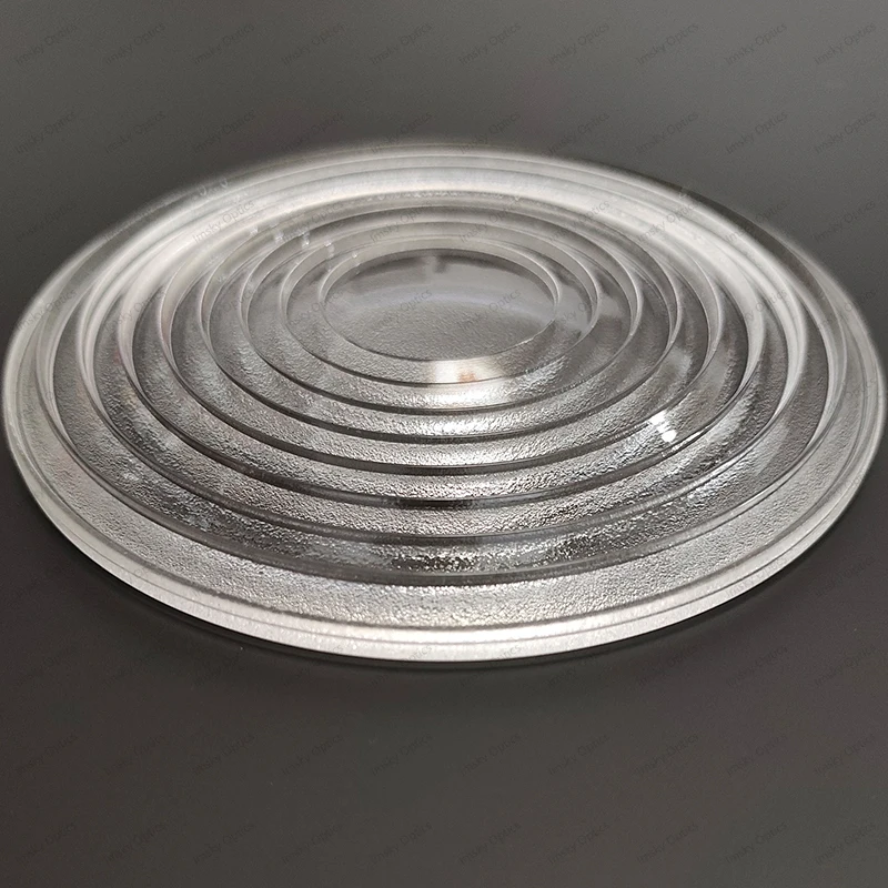Diameter 50mm 80mm 110mm 112mm 120mm 130mm 150mm kaca Fresnel lensa tinggi borosilikat lampu sorot lensa
