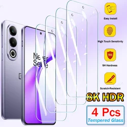 4PcsTempered Glass For Oneplus Nord CE 4 3 2 N30 N20 Lite 2T Ace 3V 2V Pro 10R 10T 9 9R 9RT 8T 7T Screen Protector Glass Film