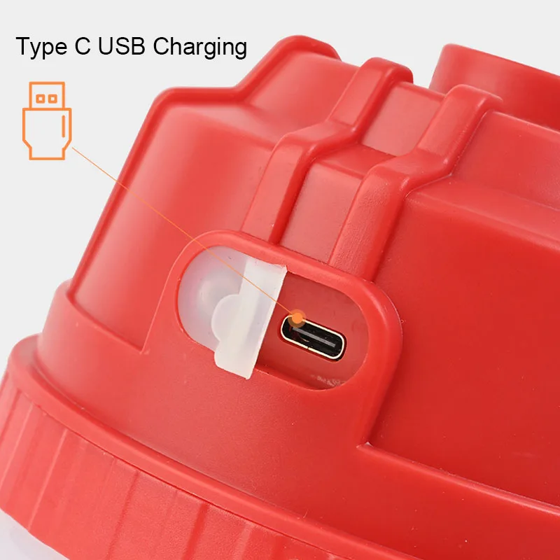 Фонарь для кемпинга, 200 Вт, 4*2000 мАч