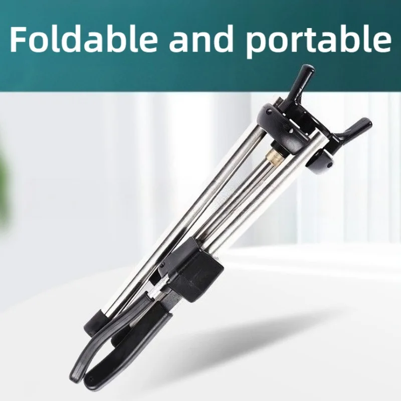 Rubber Metal Saxophone Stand Portable Foldable Thickened Stable Rust-proof Saxophone Stand Musical Instrument Accessories