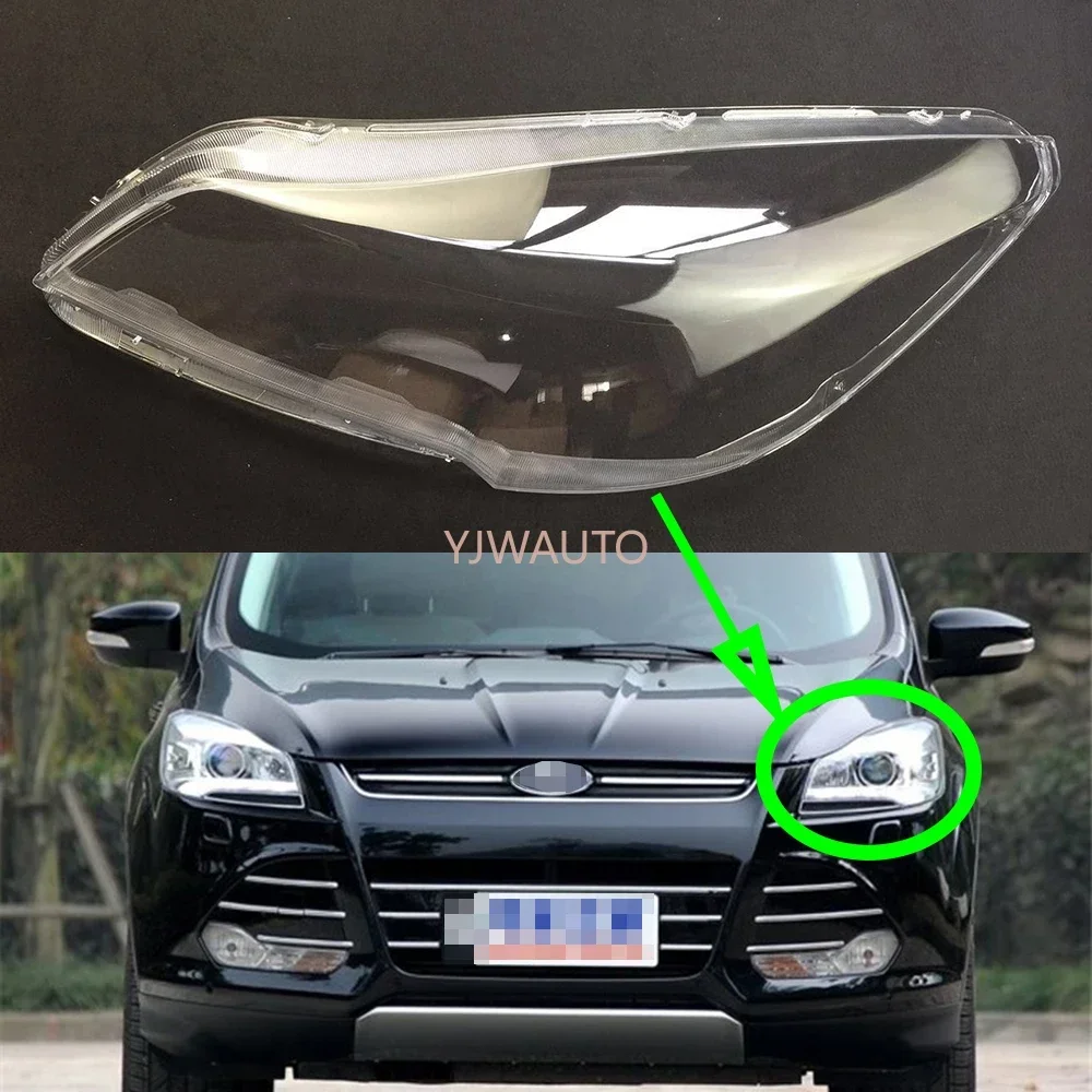 

Для Ford Kuga Escape Maverick 2013 2014 2015, крышка фары, автомобильная фара, линза, стекло, замена переднего абажура, авто корпус