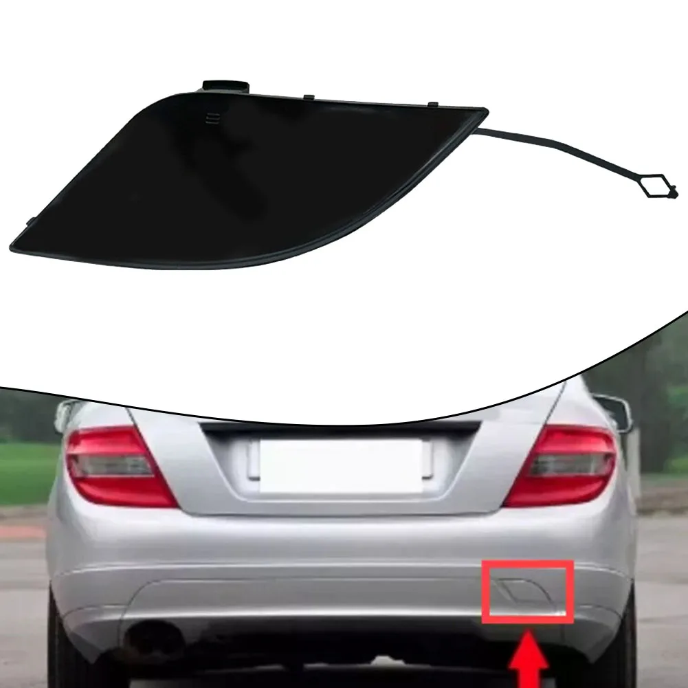 Rear Bumper Tow Hook Cover Eye Cap 2048850823 For Mercedes-Benz C-Class W204 Saloon Sedan 2007-2010 ABS Plastic Car Accessories