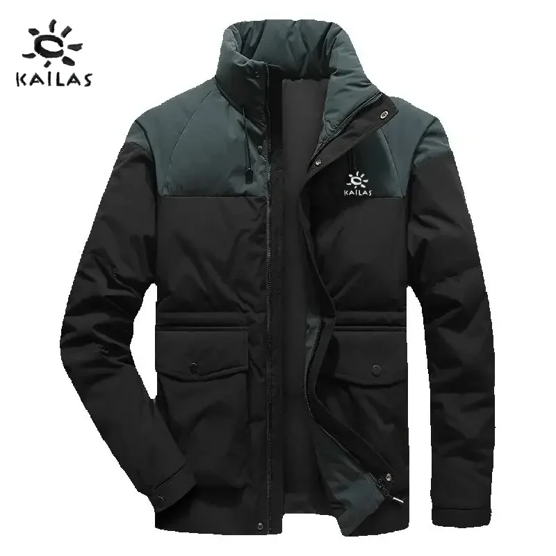 

New autumn and winter high-quality stand up collar down jacket for men, fashionable and casual, warm and versatile jacket top