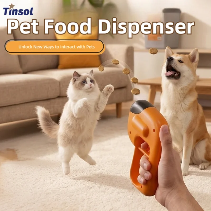 New Pet Food Leak Device, Large-Capacity Freeze-Drying Launcher, Indoor and Outdoor Fun Game, Suitable for Both Cats and Dogs