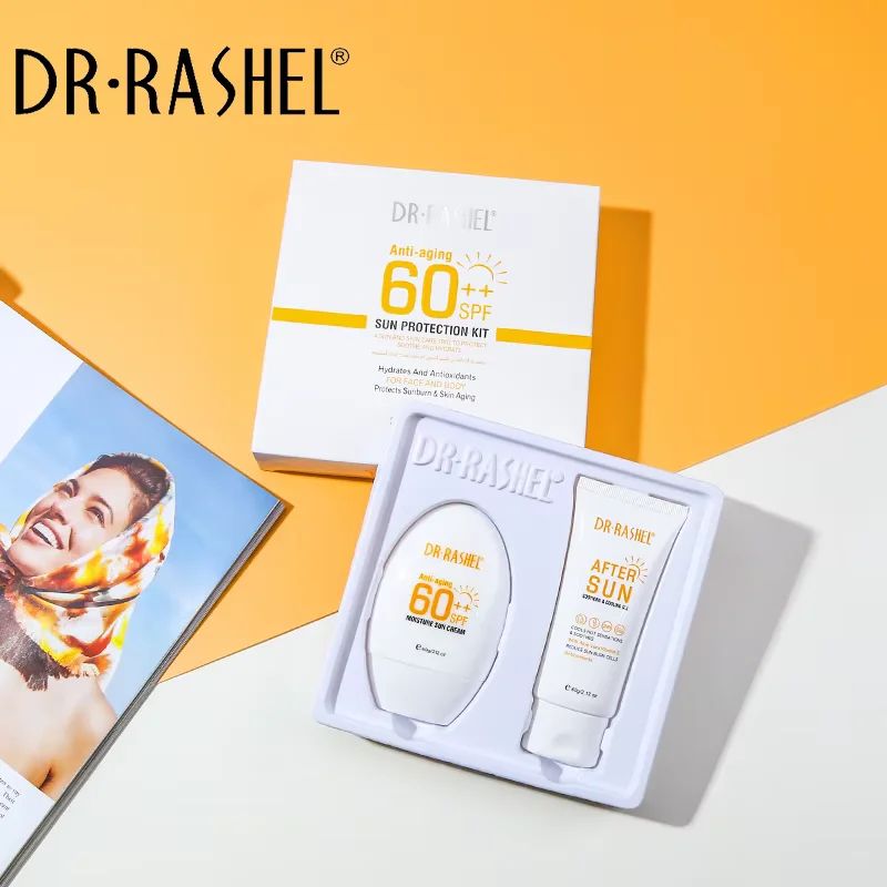 DR. RASHEL Moisturizing UV Barrier Cream Set Full Body Care Skin Protection Cream