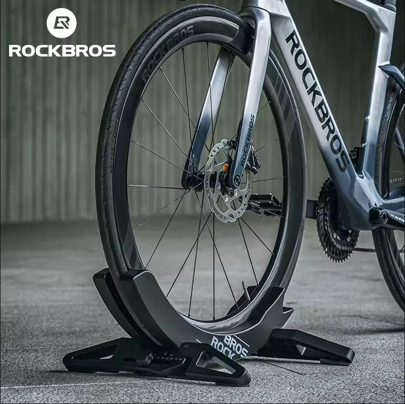ROCKBROS Bicycle Parking Rack Bike Storage Stand Road Mountain Bike Maintenance Support Indoor Adjustable Cycling Stand Racks