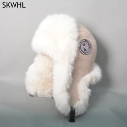 2024 Mens Women Unisex Warm Trapper Aviator Trooper Earflap Winter Flaps Ski Hat New Bomber Hats Russian Ski Hat Faux Fur Hats