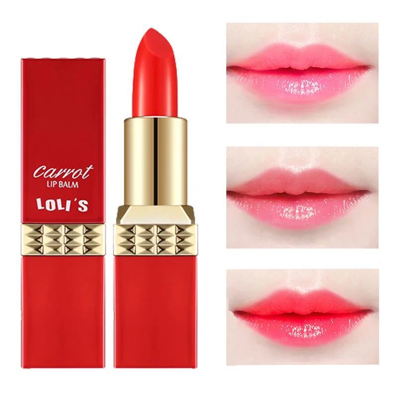 

Carotene Color-Changing Lipstick Does Not Fade Moisturizing Niche No Stain on Cup Waterproof Lip Balm Moisturizing Hydrating