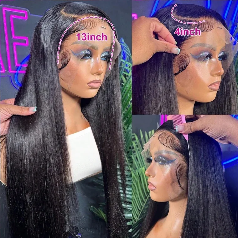 Pelucas con frente de encaje t - Human Hair Wigs reseña y precio