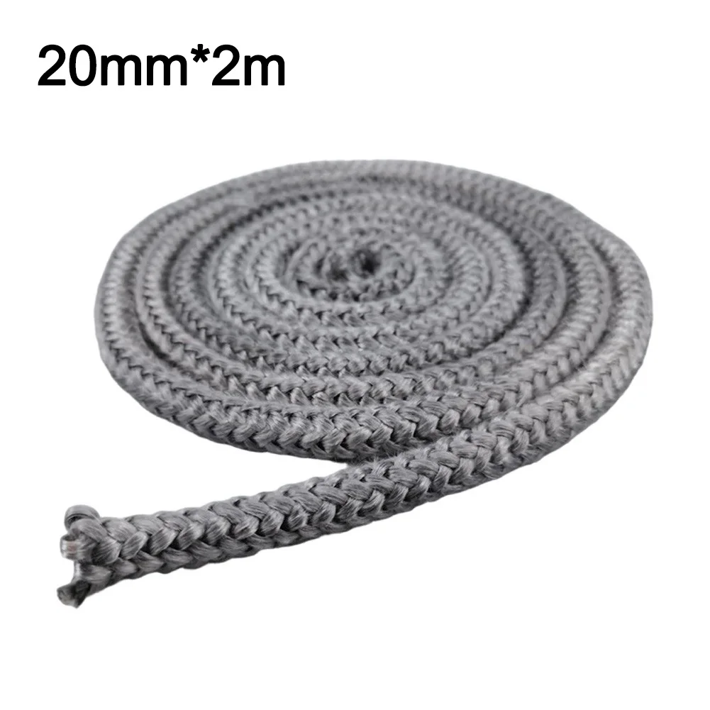 Heat Resistant Fiberglass Sealing Rope for Wood Stoves Fireplaces and Industrial Heating Applications Prevents Smoke Leakage