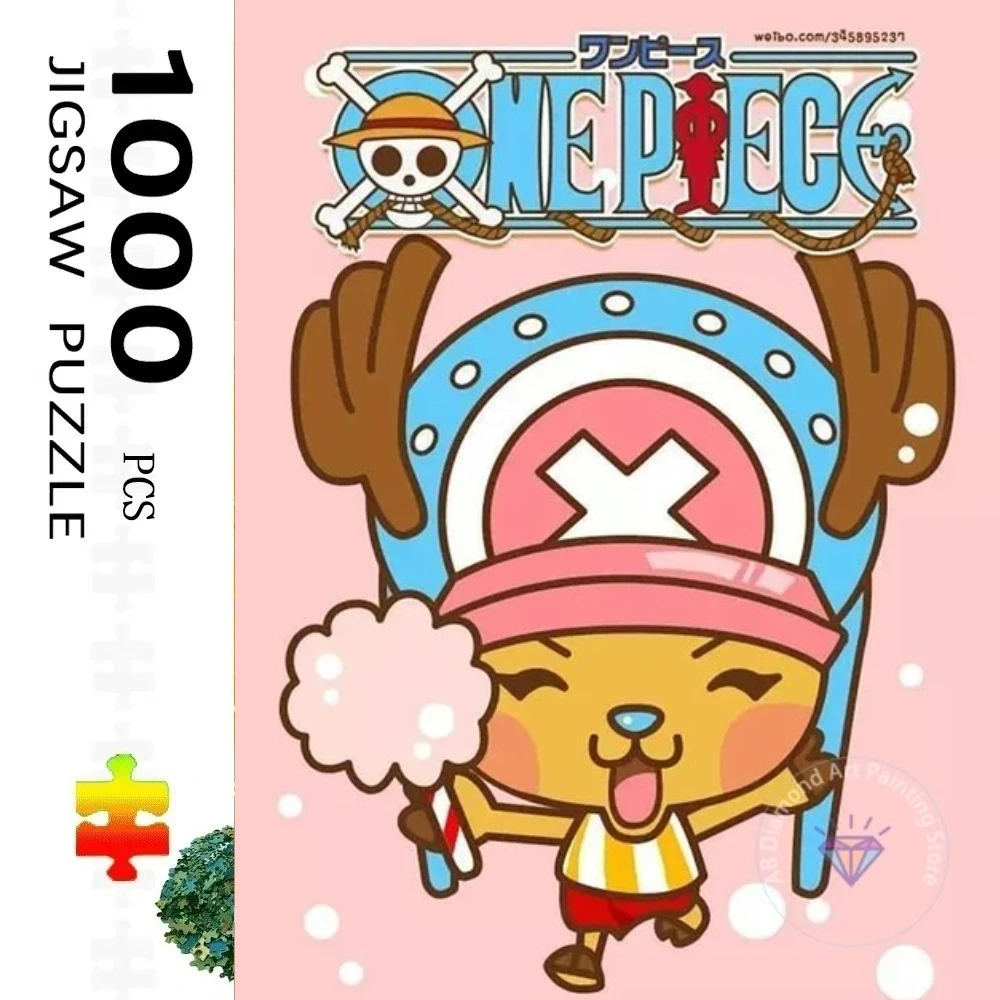 

Пазл из 500 деталей для взрослых: Тони Тони Чоппер, бумажные пазлы, декор для дома, украшение для стен, праздничный подарок