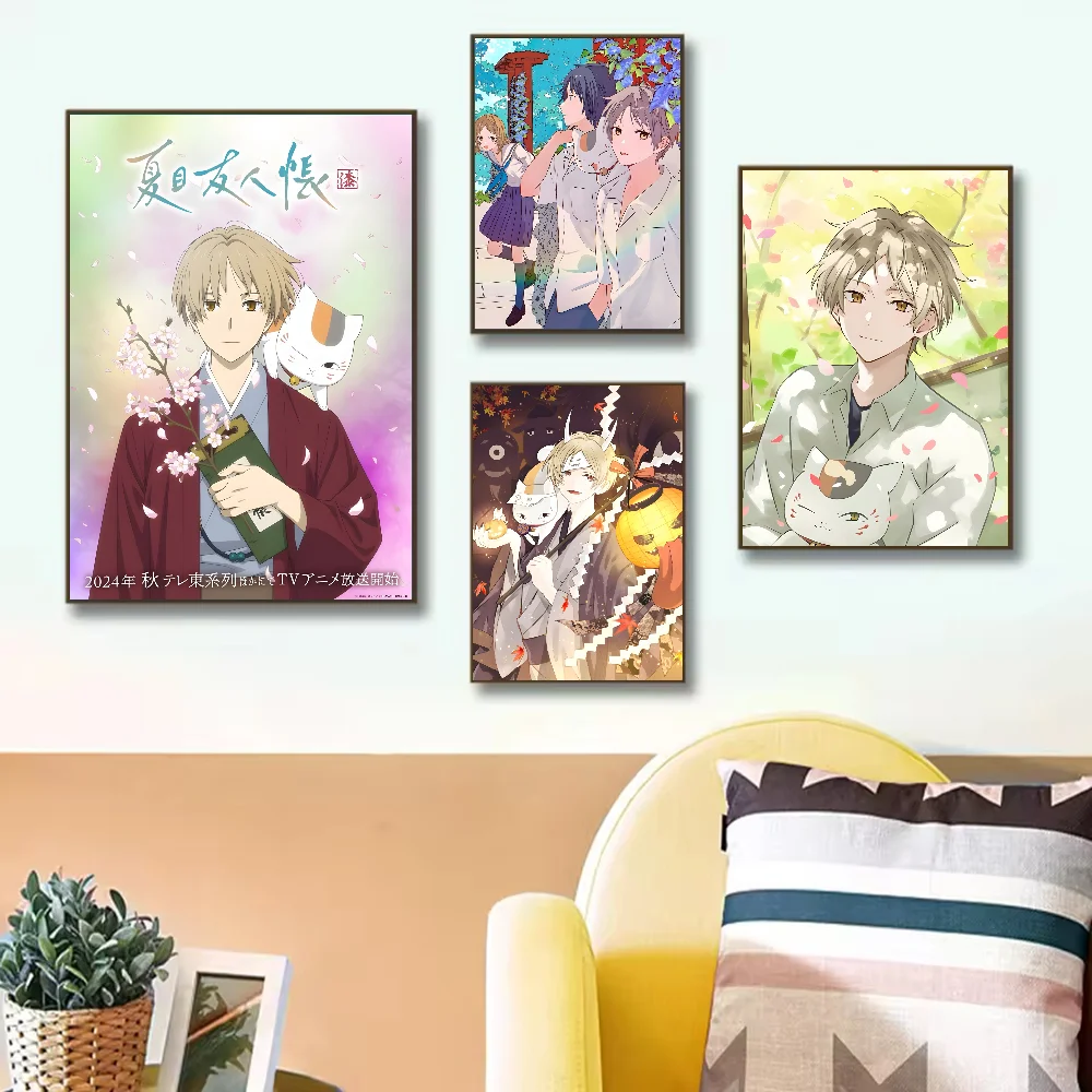 Natsume s Book of Friends Poster HD art sticky wall waterproof home living room bedroom bar aesthetic decoration