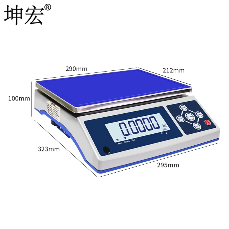 KHW-(C2) 30kg  Accuracy Digital Table Scale High Precision  Electronic Balance  Electronic Smart Scale  Weigh Digital Scale