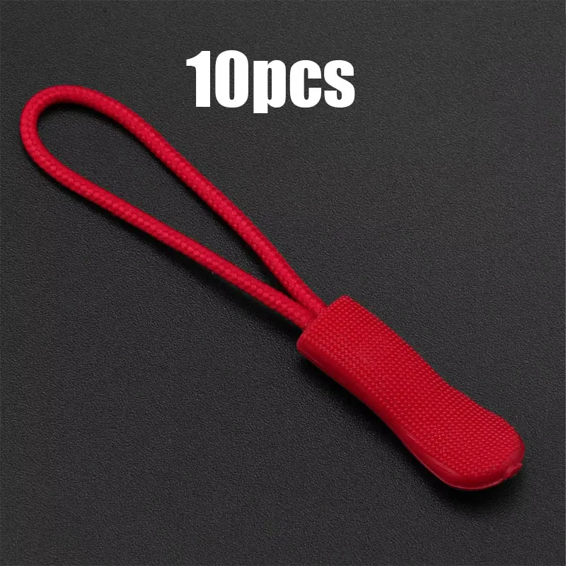 10 stücke Zipper Pull Puller Ende Fit Seil Tag Ersatz Clip Gebrochene Schnalle Fixer Zip Cord Tasche Koffer Zelt Rucksack reißverschluss Kopf