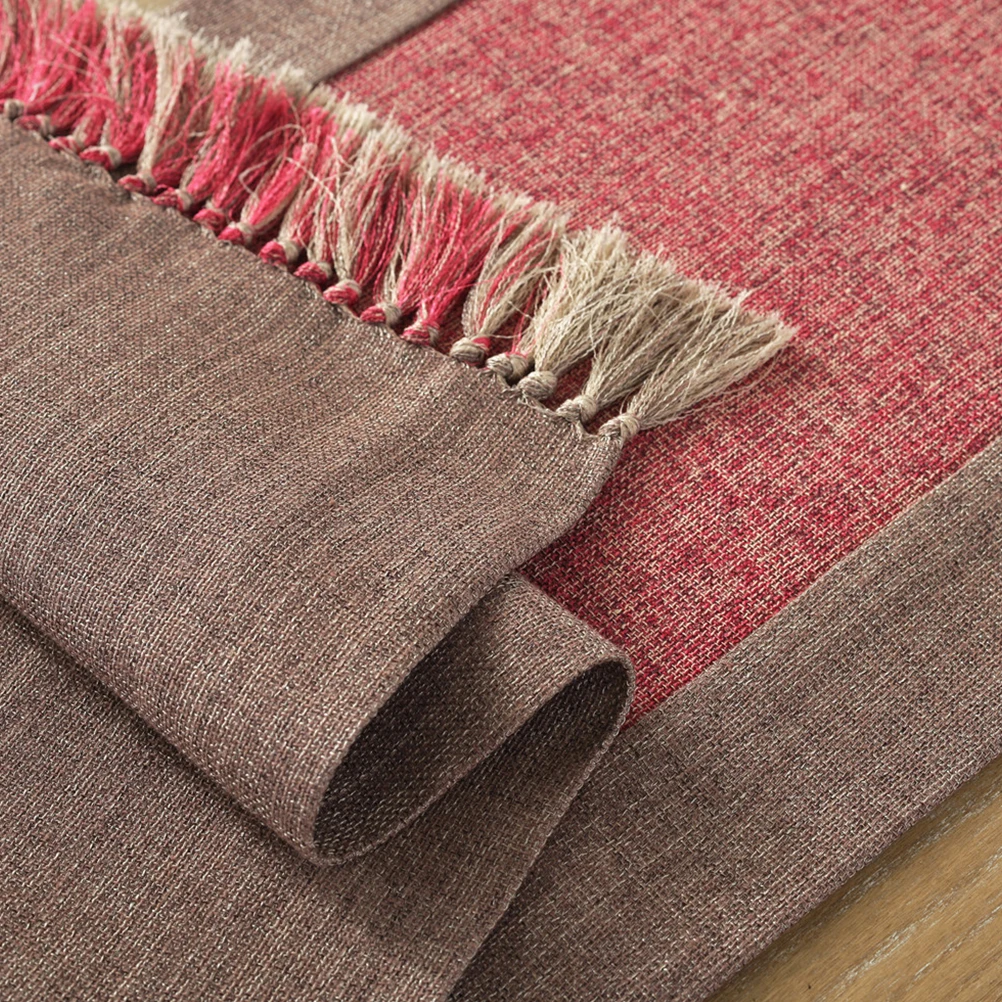 

Table Cloth Cotton Tablecloth Party Pretty Runner Household Runners Tassel Coffee
